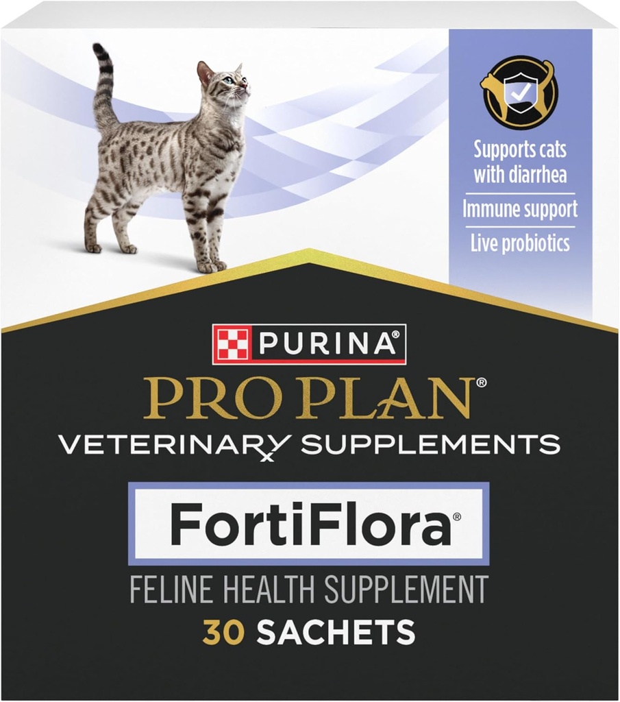 Purina Pro Plan veterinaarsed toidulisandid FortiFlora probiootikumid kassidele, kellel on kõhulahtisus