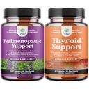 Bund Perimenopause täiendada Maca Juur Vitex Berry & Black Cohosh kuuma vilgub öine higi hormooni tasakaalu ja meeleolu ja kilpnäärme toetust L Tyrosine Põiepõie Selenium & Ashwagandha