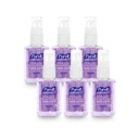 Purell Advanced Hand Sanitizer Gel Infundeeritud eeterlike õlidega, Calming Lavendel, 2 fl oz Travel-Size Pump Pudel (Pack of 6), 3905-04-EC