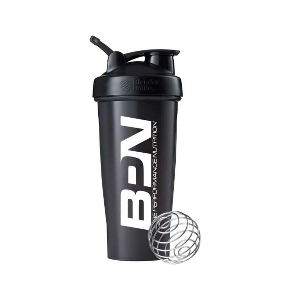BARE PERFORMANCE Blender Bottle Shaker Bottle, 28 oz Shaker Bottle koos traadiga Whisk, Black