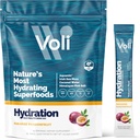 Voli elektrolüütide pulbripaketid | Lisatud suhkru elektrolüütide joogisegu  Hydra Keto & paastumine Sõbralik, looduslikud supertoidud & mineraalid | Passionfruit, 15-Count
