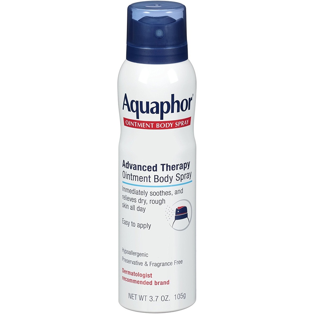 Aquaphor salvi keha pihustamine - niisutab ja tervendab kuiva, karmi nahka - 3,7 oz.