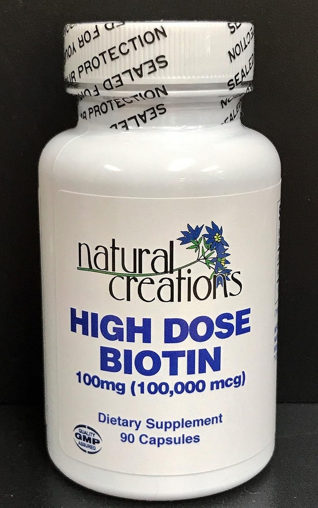 Suure annusega Biotiin 100mg (100,000mcg)