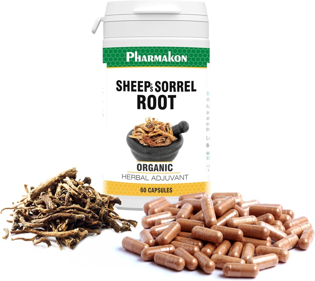 PHARMAKON Sheep Sorrel Root Extract, väga võimas, sisaldab ainult juurt, valmistatud Saksamaal
