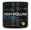 PEScience High Volume Stim-Free Pre Workout Pump Pulber, lämmastikoksiidi Booster L tsitrulliin & L Arginiinnitraat, Mitte-Stim Preworkout meestele ja naistele, 36 Scoops, Guava ananassi Punch