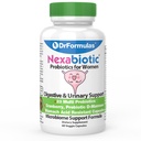 DrFormulas Cranberry probiootikumid naistele Vaginaalne tervis ja kuseteede kiudaine prebiootikum & D mannoos | Neksaabiootiline naiselik tervis, vaginoos Lactobacillus Acidophilus pärmi jaoks, 60 kapslit