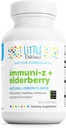 DAVINCI Little Immuni-z + Elderberry - Kids Zinc Lozenge, et toetada immuunsüsteemi tervist, tervislikke kopse ja kurgu kudesid * - D3-vitamiiniga, tsink, leedrimarja ja muu - sidrunimahl - 60 lozenge