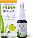 1.5oz | Sinus Relief ninasprei | Soojenda ja niisuta oma nina | Hõbeda ninasprei koos aloe, erütritooli ja oliivilehe ekstraktiga