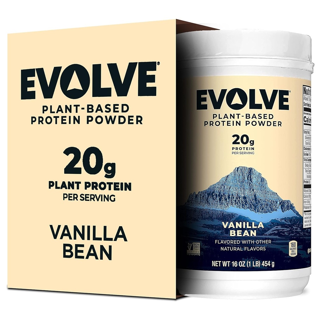 Evolve Protein Pulber, Ideaalne Vanilla, 20g Valk, 1 Nael (Pakk 2)