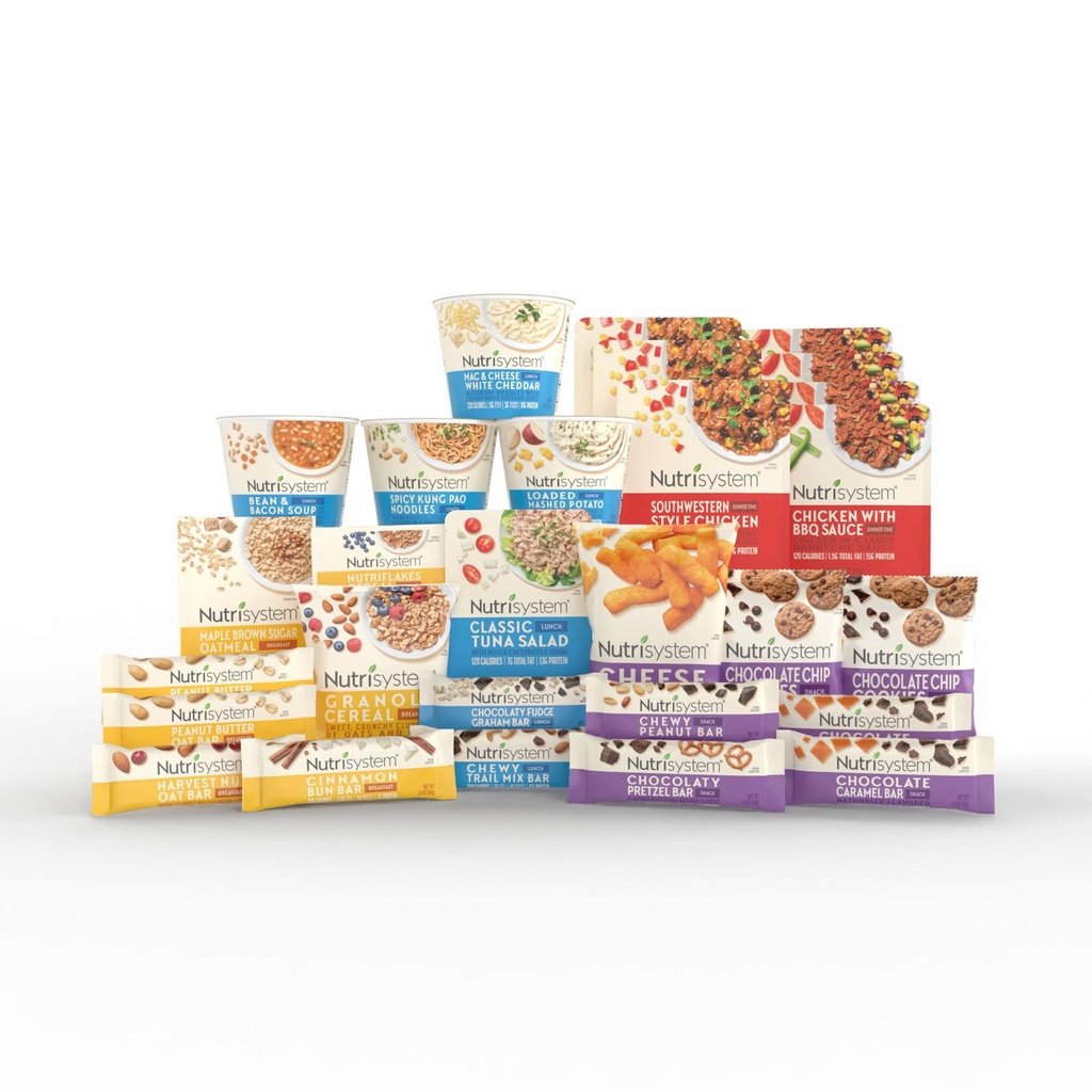 Nutrisystem® Kickstart Protein Powered 7-päevane kaalulangus komplekt 28 maitsvat sööki ja suupisteid