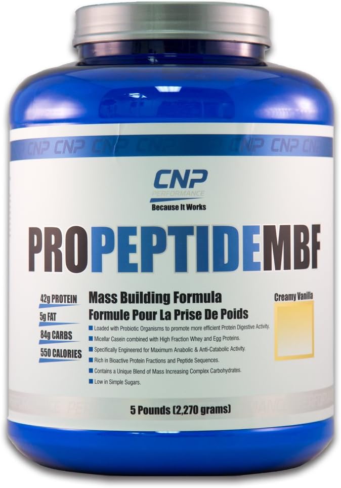 ProPeptide MBF (Mass Building Formula) Professional Hinne Valgu Pulber, Kaalu Gainer (5lb, Vanilla)