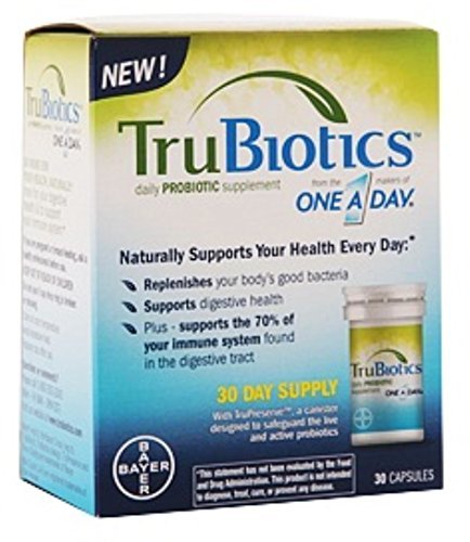 TruBiotics Daily Probiootikum, 30 kapslit - gluteenivaba, sojavaba seeditav + immuunsuse tervisetoetus meestele ja naistele (2. pak)