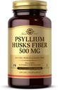 Solgar Psyllium Husks Fiber 500 mg - 200 köögiviljakapslid - Non-GMO, Vegan, Gluteenivaba, Piimavaba, Kosher - 100 Servings