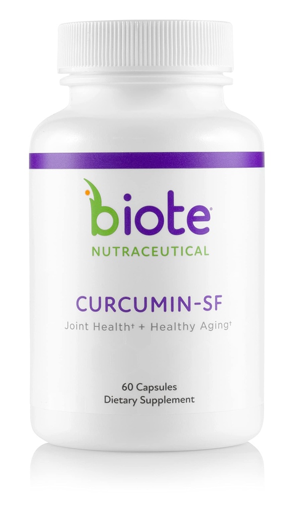Biote Nutraceuticals - Curcumin SF - ringlus + tervislik vananemine (60 kapslit)