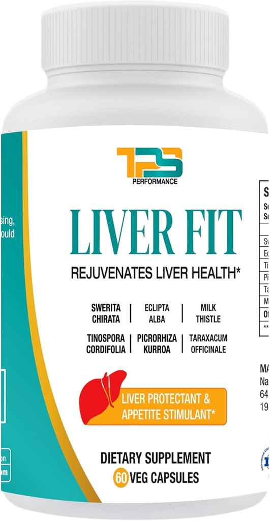 Maksa Fit | Maksapuhastus, Detox & Repair Formula - looduslik maksatoetuslisa piimaohaka ekstraktiga, Phyllanthus Amarus ekstrakt, Picrorhiza Kurrora ekstrakt, 60 kapslit