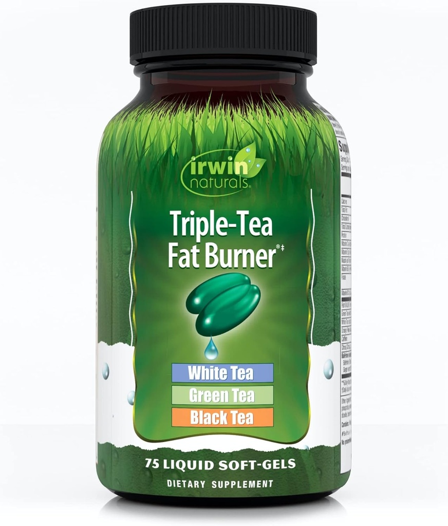 Irwin Naturals Triple Tea Fat Burner, 75 Vedel Softgels