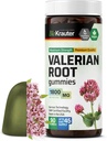 BIO KRAUTER Valerian Root Gummies - 1800 mg Tugevus - 90 Vegan Chews - No melatonin - Toetus Lõõgastumine ja rahulikkus - Valerian Juur Extract