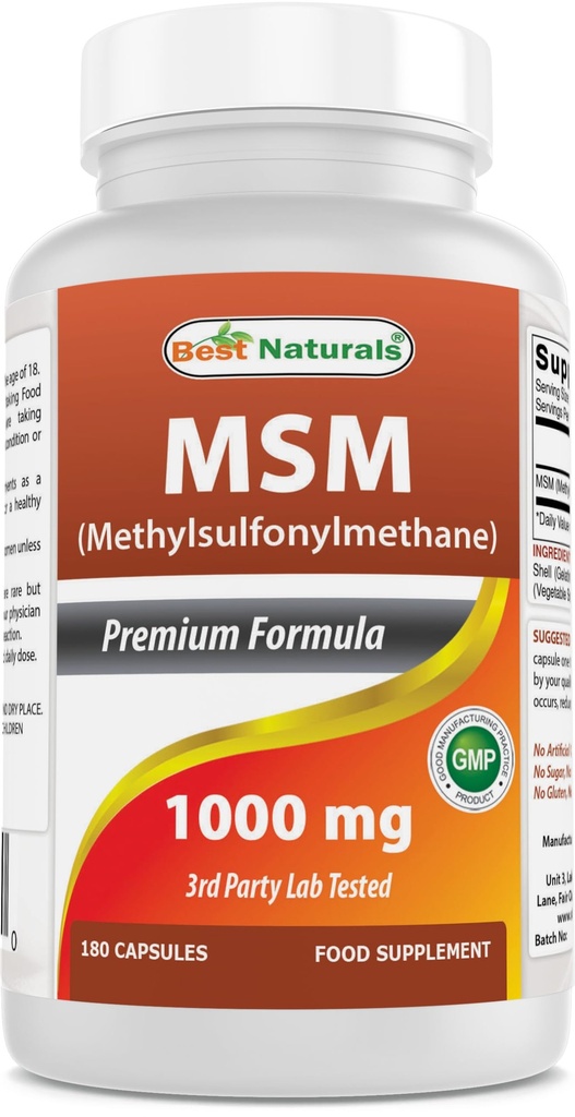 Parim looduslik MSM 1000 mg 180 kapslit
