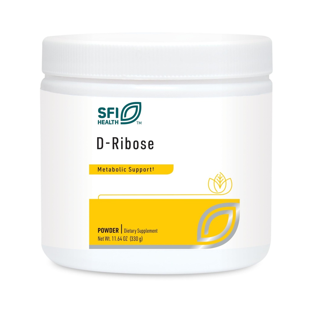 Klaire Labs SFI Tervis D-Riboosipulber - Energia Metabolism Ja Kardiovaskulaarne Toetus - Hüpoallergeenne D-Riboosi Täiendus loodusliku, kerge magusa maitsega - Sega vees või mahlas (300 g / 10.58oz)