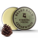 Striking Viking Beard Balm meestele - Leave in Beard Conditioner - Styling Balm valmistatud looduslikult saadud habemevõi, Argan & Jojoba Oils (2 Ounce (Pack of 1), Cedar Lõhn