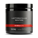 Toniiq 50 miljardit CFU Lactobacillus Reuteri probiootikum 50mg ühe serveerimise kohta - L Reuteri probiootikumid - kõrgeim CFU Lactobacillus Reuteri probiootikum - 60 taimetoitlast kapslit - 60 serveerimist