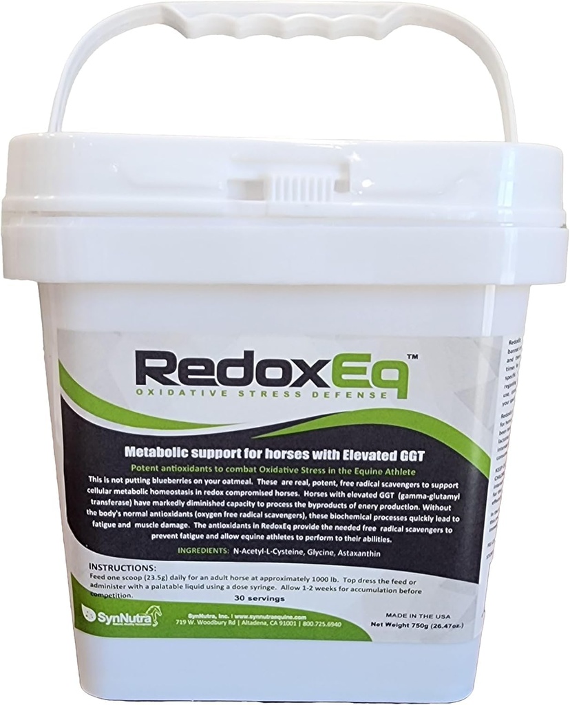 SynNutra Equine RedoxEq- kõrgendatud GGT 100% looduslik 30 Servings