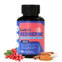 Premium Berberine Supplement 1200mg koos Ceyloni kaneeli - 90 Vegan Kapslid - Berberine HCL täiendus Gluteenivaba, immuuntoetus