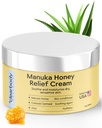 Clearbody Organics Manuka Honey Cream - 2 fl oz, Pack of 1 - rahustav ekseem Kreem - sügavhüdraat kolloidse kaerahelbed - Instant Manuka Relief kuivale, sügelevale nahale