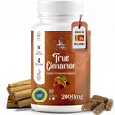 Pure Ceyloni kaneeli kapslid, 2000mg, kahe kuu täiendus | valmistatud Sri Lankal |GMO-vaba, Gluteenivaba, tõeline kaneel Sri Lankalt, 100% puhas kaneel (MITTE segada Cassiaga).