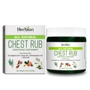 HERBION Naturals Chest Rub - rahustav salv rahustavate aurudega täiskasvanutele ja lastele 2+ - leevendab köha, külma, nina ja rindkere ummistusi - vähendab lihaste ja liigeste valu (3,53 Oz (pakk 1)