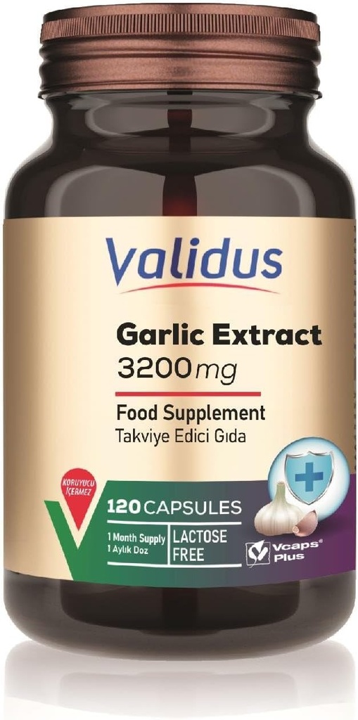 VALIDUS Küüslauk 3200 mg 120 kapslit