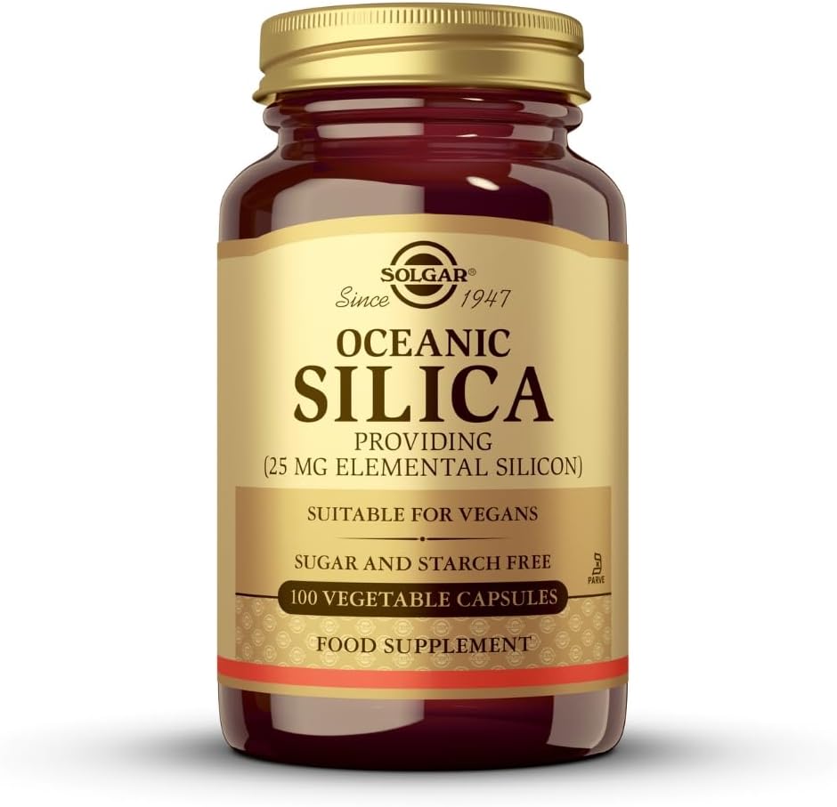 Solgar Oceanic Silica Taimekapslid, 25 Mg, 50 Count