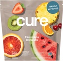 Cure Hydration | Plant-Based Electrolyte Drink Mix | No Add Sugar | FSA-HSA | Dehüdratsioon Relief Pulber valmistatud kookosvesi | Non-GMO | Vegan | 28 Packets - Tropical Variety Pack