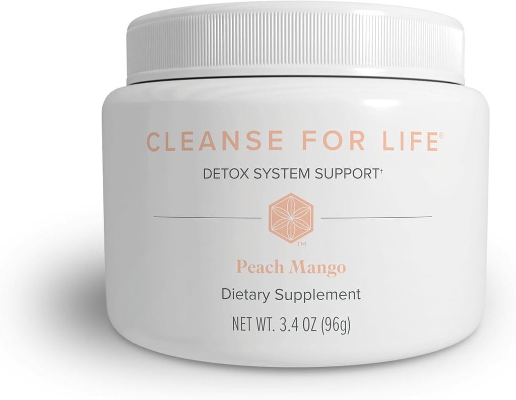 Isagenix Cleanse for Life - pulbriline toidulisand puhta joogi jaoks, millel ei ole lahtisteid ega diureetikume - toetab ainevahetust vitamiiniga B12 ja niatsiiniga - virsikumango -3,4 Oz (16 serveerimist)