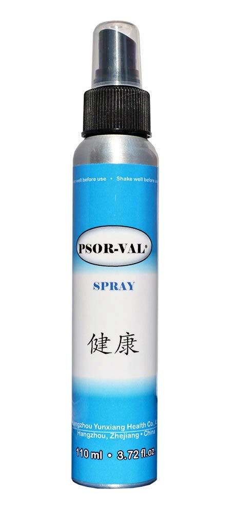 PSOR-VAL Kiiretoimeline tsink Püritioon Nahakahjustus Psoriaas, dermatiit ja ekseemi sümptomid (3,72 Fl Oz/110 ml)