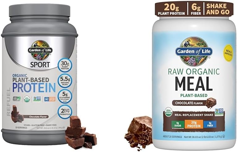 Eluaed Orgaaniline Vegan Sport Valgupulber, Šokolaad - Probiootikumid Ja Orgaanilise Toortoidu Asendamine Shakes