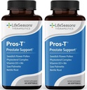 Pros-T - eesnäärme tugisammas - Saw Palmetto, fütosterool, tsink, nõges, vitamiin D-3 & B6 - edendada tervislikku eesnäärme funktsiooni ja normaalset kusevoolu - parandada kudesid - 60 Softgels (pakk 2)