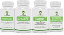 VitaMonk Resveratrool, Pterostilbene, Alpha GPC ja Uridine Bundle - pikaealisus ja aju tugevdamine Stack