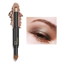 ZUK 2-in-1 Creamy Eyeshadow Stick, Matte & Shimmer Eye Shadow, High Pigmented Eye Shadow Sticks, Long Last Last Eyeshadow Highlighter Pencil, Glitter Eye Shadow Crayon naistele, Julmusevaba ja Vegan