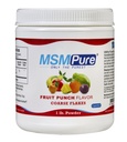 KALA TERVIS MSMPure Fruit Punch Maitsestatud jäme MSM pulbri helbed - orgaaniline väävel liigese paindlikkuse, naha välimuse ja juuste ja küünte toetamiseks - 1 lb, USA Made, destilleeritud kristallid