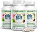 Vital Hair Complex -Hair Growth Vitamins for Women and Men -Biotin & Vitamiin B -Hair Growth Supplement for Healthy Hair Skin & Nails -Hormone & Gluteenivaba -Hair Vitamiinid naistele