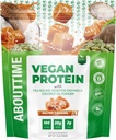 Veganvalgu pulber 20 g soolatud karamelli, looduslikud koostisosad, GMO-d mitte, taimepõhine, gluteenivaba, sojavaba, piimavaba, 32 serveerimist