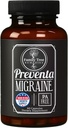 Preventa Migreen Relief Supplement - PA-Free Butterbur, Magneesium, Riboflaviin, palavik - igapäevane peavalu ennetamine - 60 kapslit