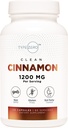 Tüüp Zero Ceyloni kaneeli kapslid (1200mg | 120 kapslit) - looduslikud, GMO-vabad, gluteenivabad, orgaanilised kaneelikoorelisandid