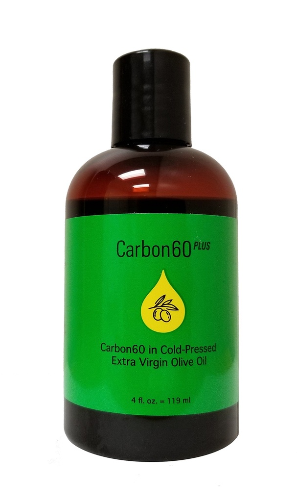 Carbon60 pluss regulaarne tugevus. See on 20 mg rohkem süsinikku 60 ml kohta kui enamik konkurente. süsinik 60, külmpressitud ekstra neitsioliiviõli, c60