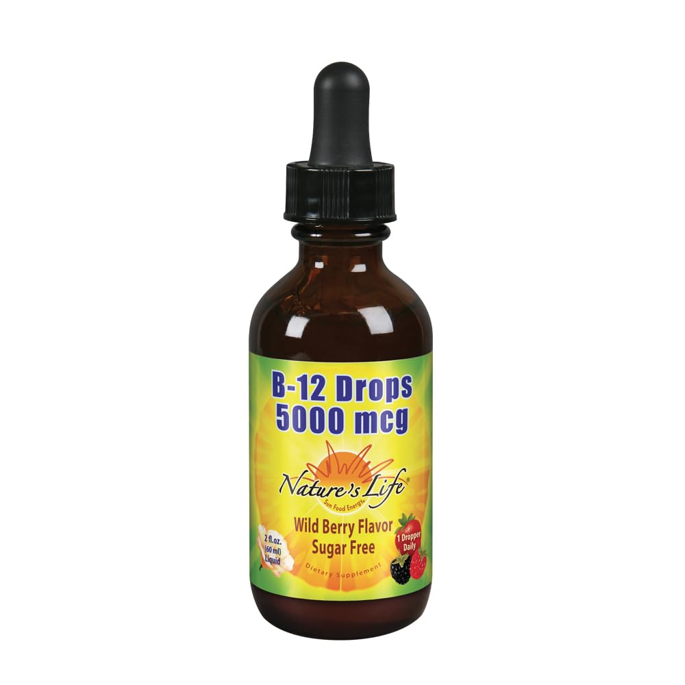 Looduse elu B-12 tilgad, metlükobalamiin 4 oz (2 Fl Oz (pakk 1))