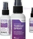 TriGuard Plus Throat Spray | Elderberry Extract, Olive Leaf Extract and Colloidal Silver Water 3-in-1 Immune Support Throat Spray | Powerful Immune System Booster | Great Maitse, 2oz, Made USA