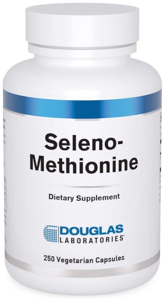 Douglas Laboratories Seleno- metioniin | 200 mcg Biosaadav Selenium | 250 kapslit