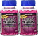 Kirkland Allergia Ravim Difenhüdramiin HCI 25 mg - 600 Minitabs - 2 Pack