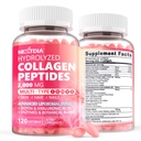 2 Pakend Liposomaalne kollageen Peptiidide pillid naistele 2000mg, Multihüdrolüüsitud kollageeni tüüp I, II, III, V, X koos 2500mcg Biotin - kollageeni täiendused Pehmendavad juuksed, nahk ja küüned Vitamiinid, 240 Cts